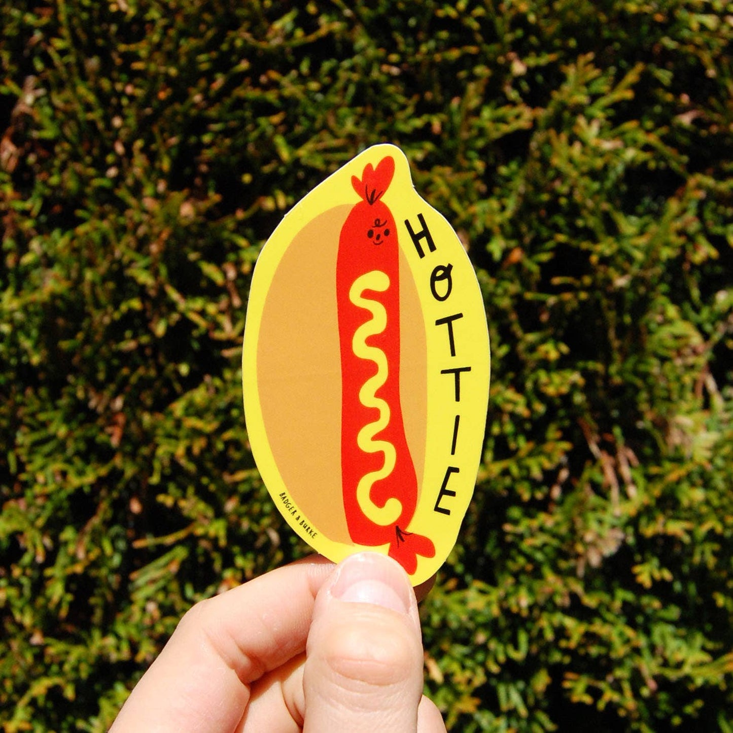 Hottie Hotdog Sticker