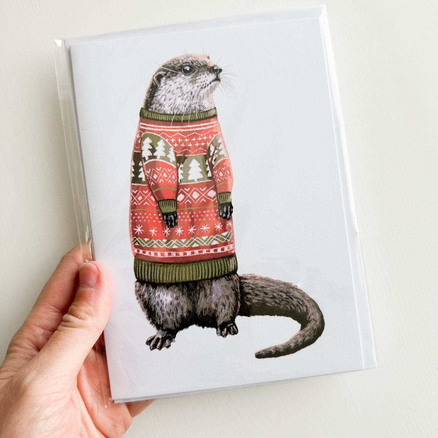 Cozy Otter Card