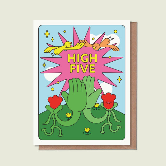 High Five Greeting Card