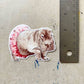 Dancing Hippopotamus Vinyl Sticker