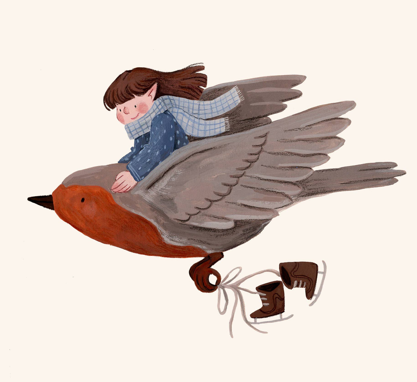 A Winter's Flight Sticker