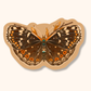 Field Crescent Butterfly Vinyl Sticker