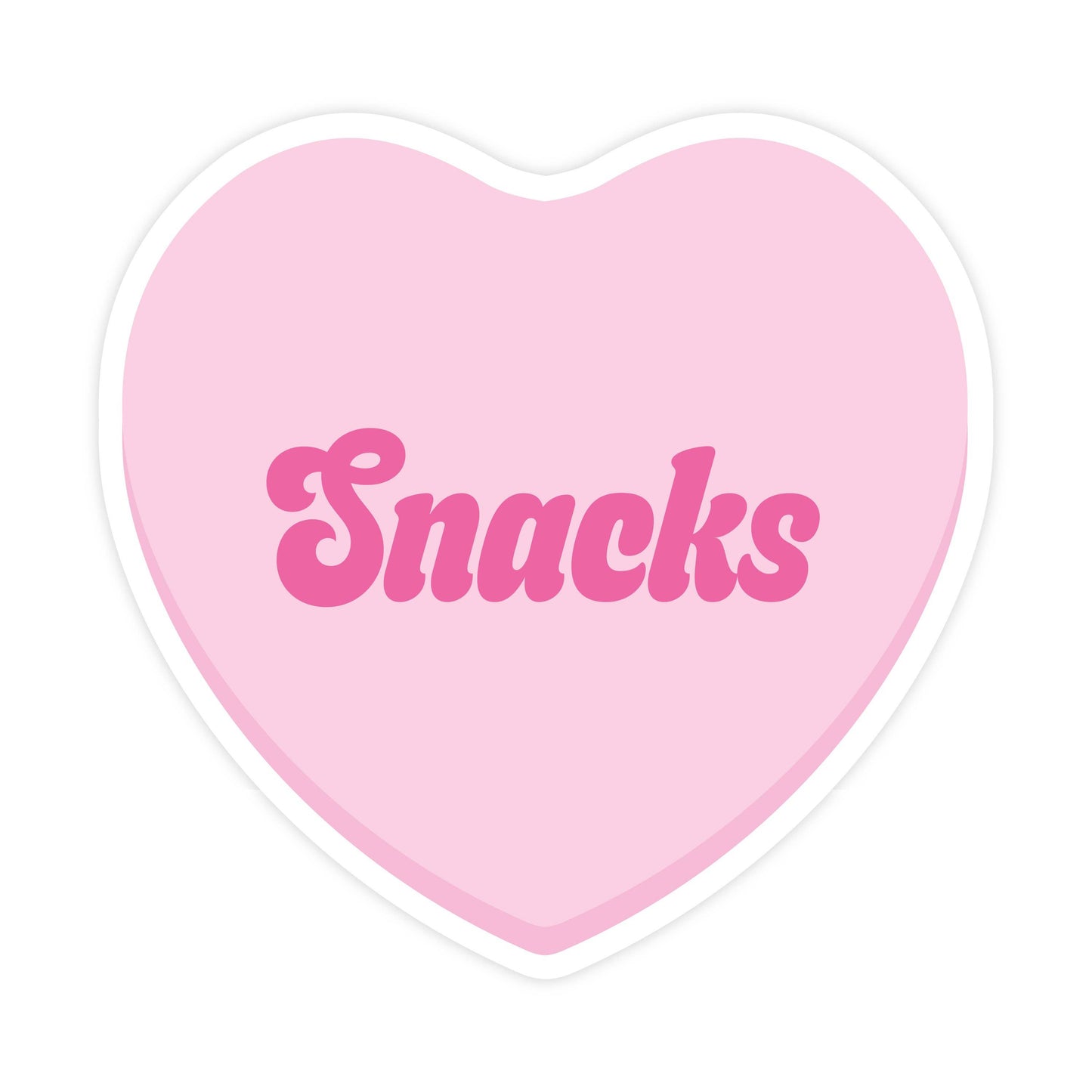 Snacks Candy Heart Sticker