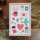 Love is in the Air 4x6 Paper Sticker Sheet
