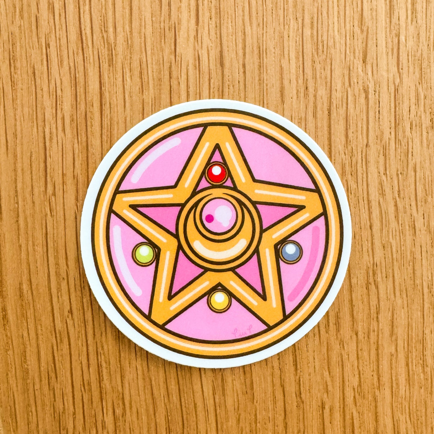 Lunar Crystal Star Sticker