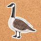 Combative Canada Goose Sticker