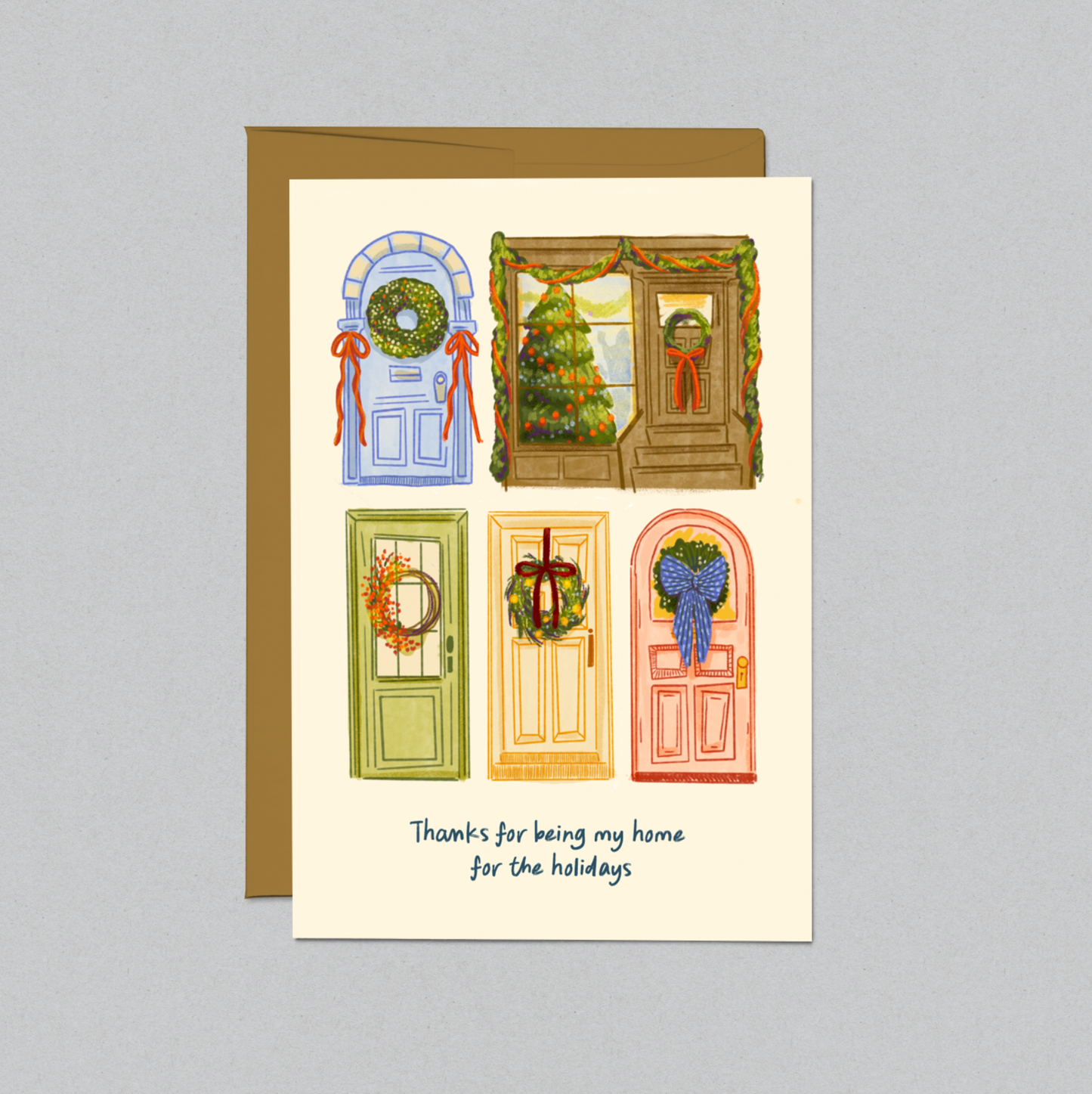 Thanks for being my Home for the Holidays Greeting Card