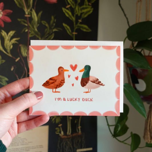 I'm a Lucky Duck Greeting Card