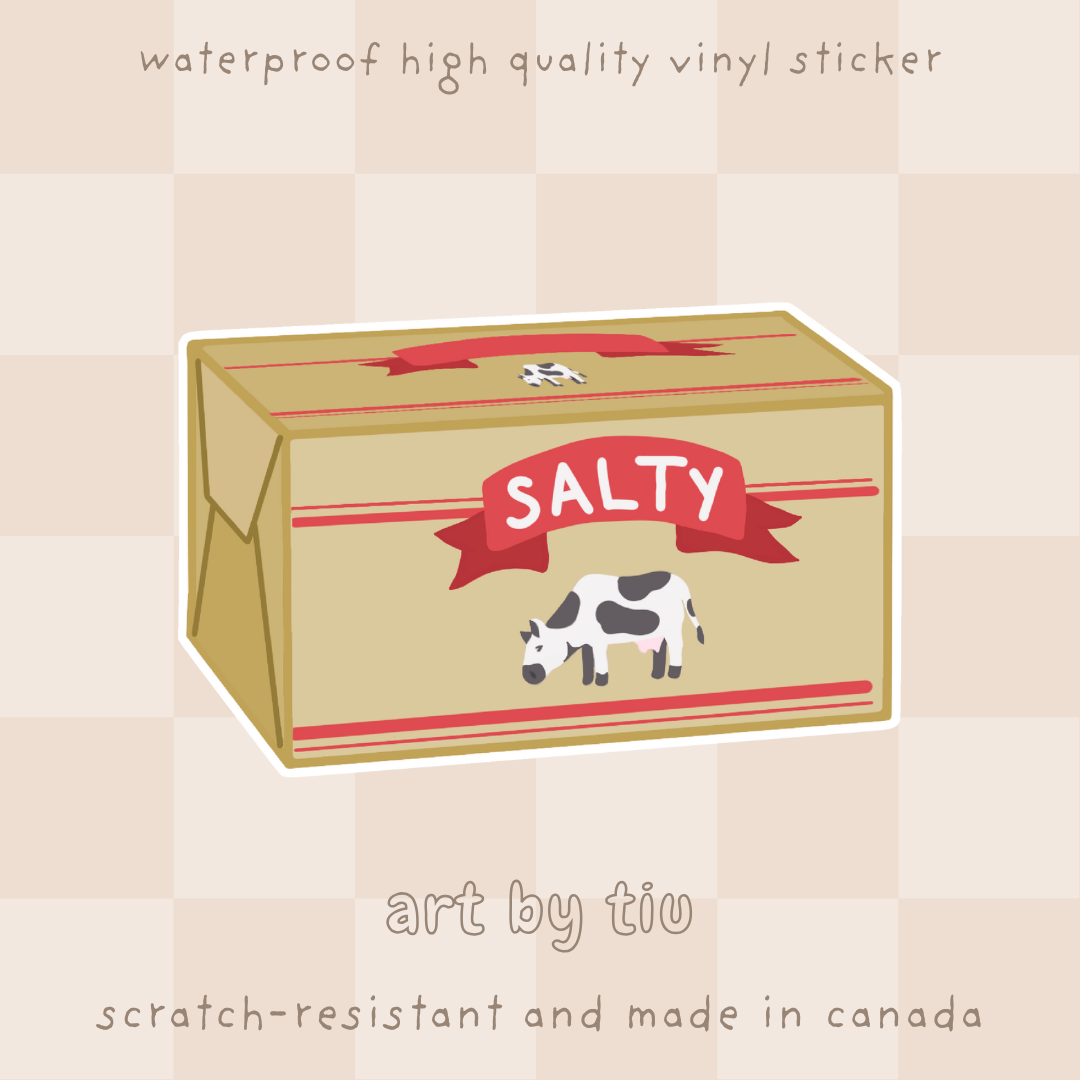 Salty Butter Sticker
