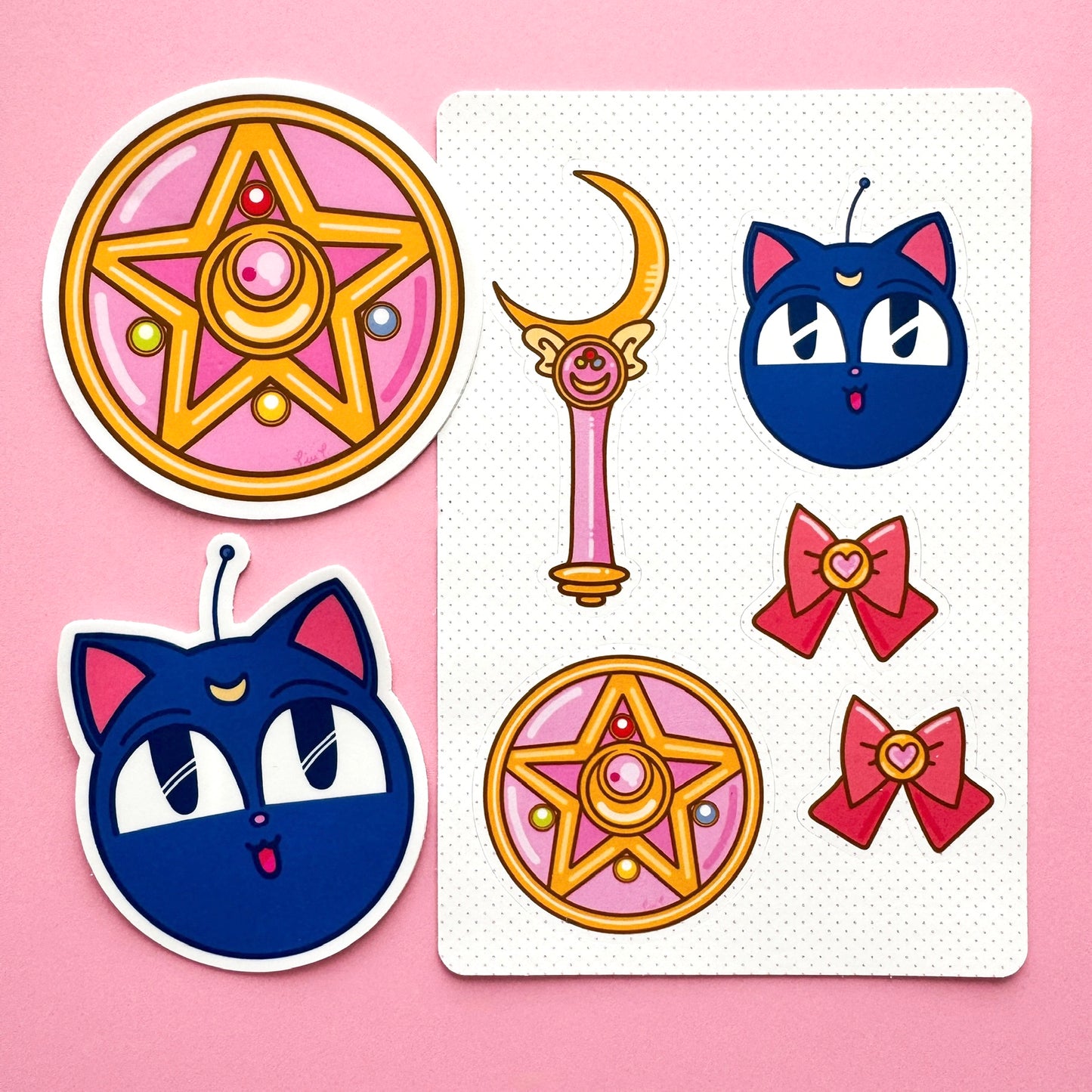 Lunar Crystal Star Sticker