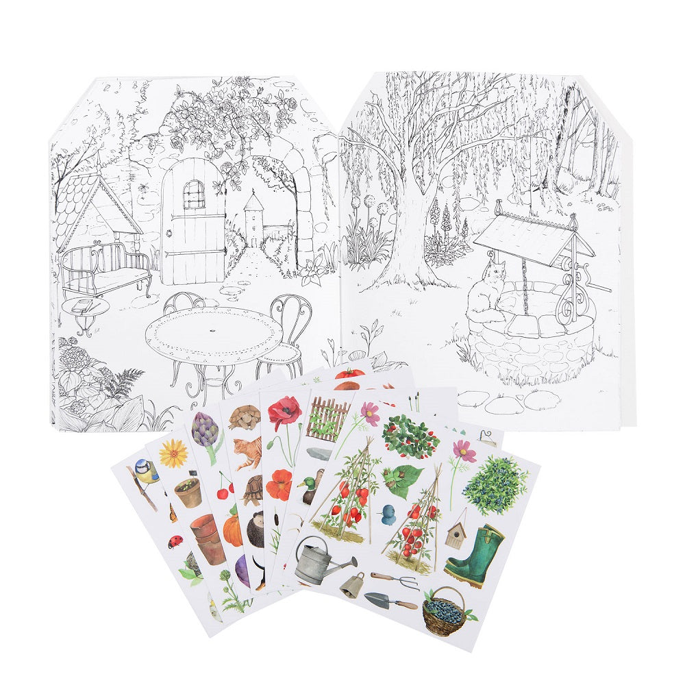 Le Jardinier Sticker and Colouring Book