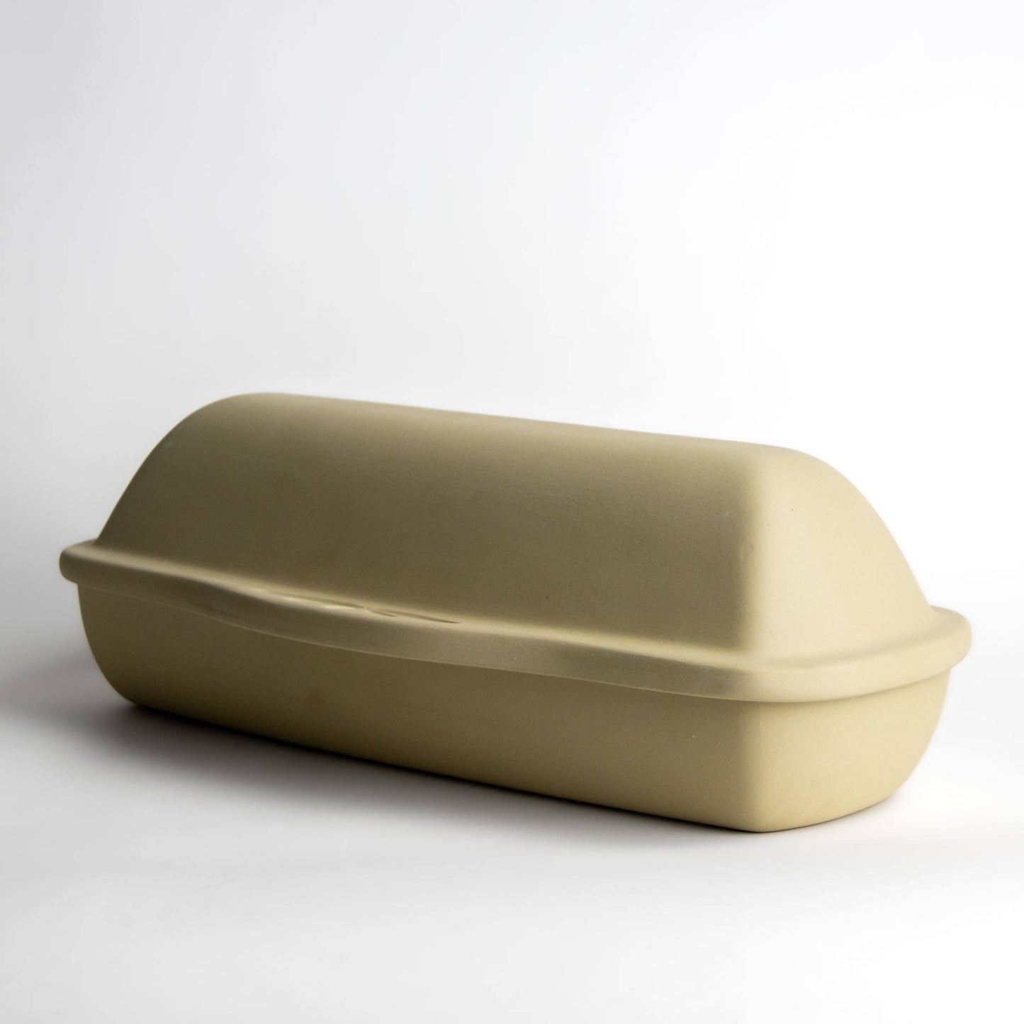 Covered Stoneware Bread Pan