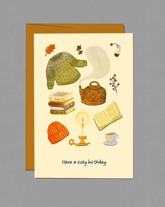 Have a Cozy Birthday Card