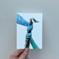 Goose in a Scarf Greeting Card