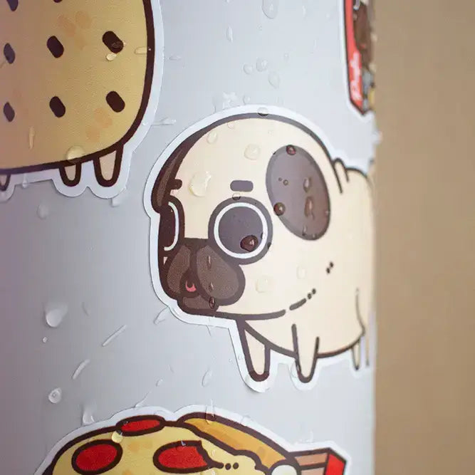 Silly Goose Puglie Sticker