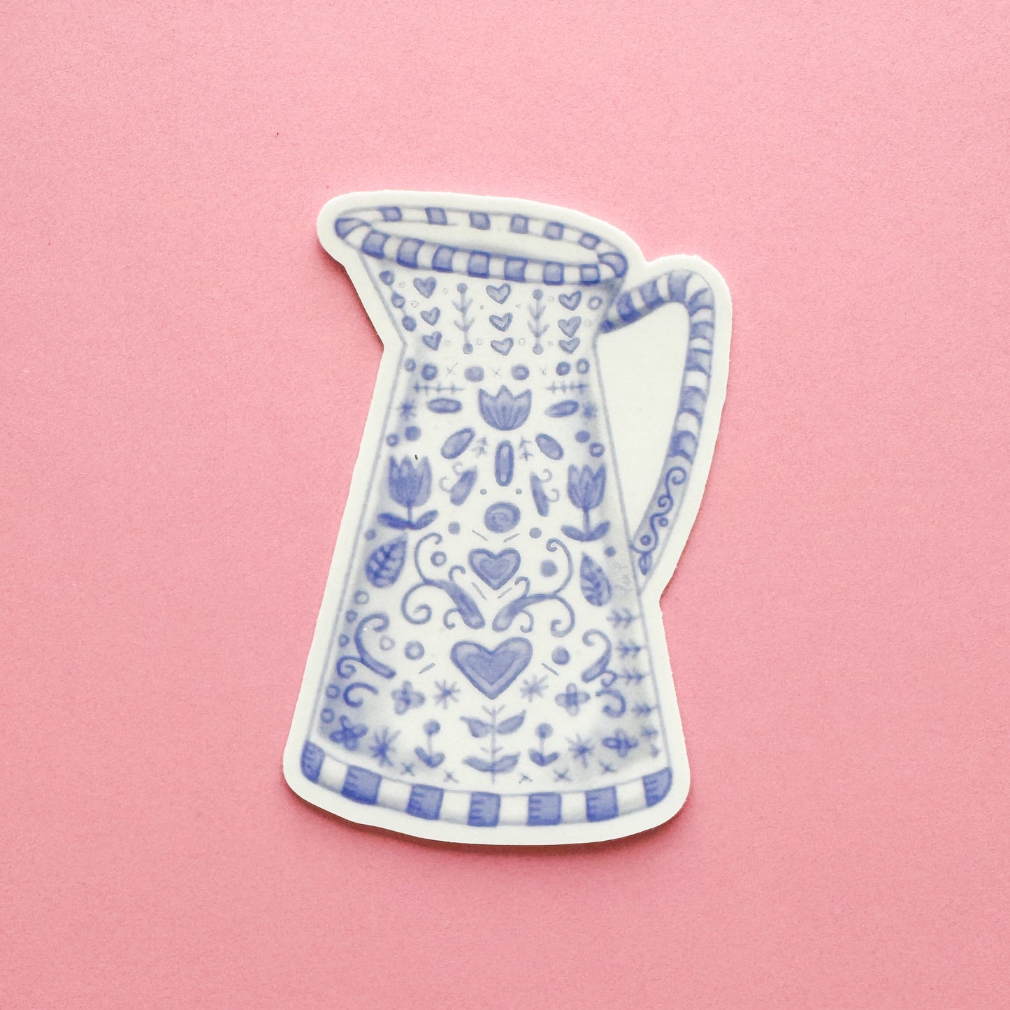 Delft Blue Pitcher Sticker