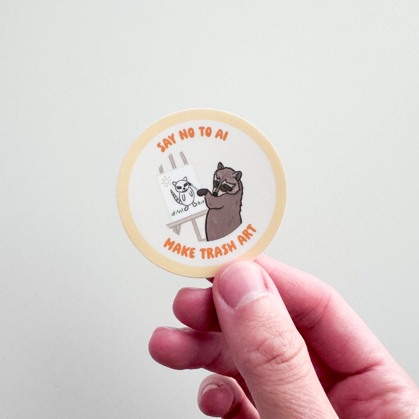Say No to AI Sticker