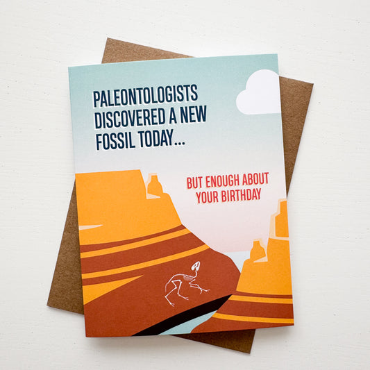 You're a Fossil Birthday Card