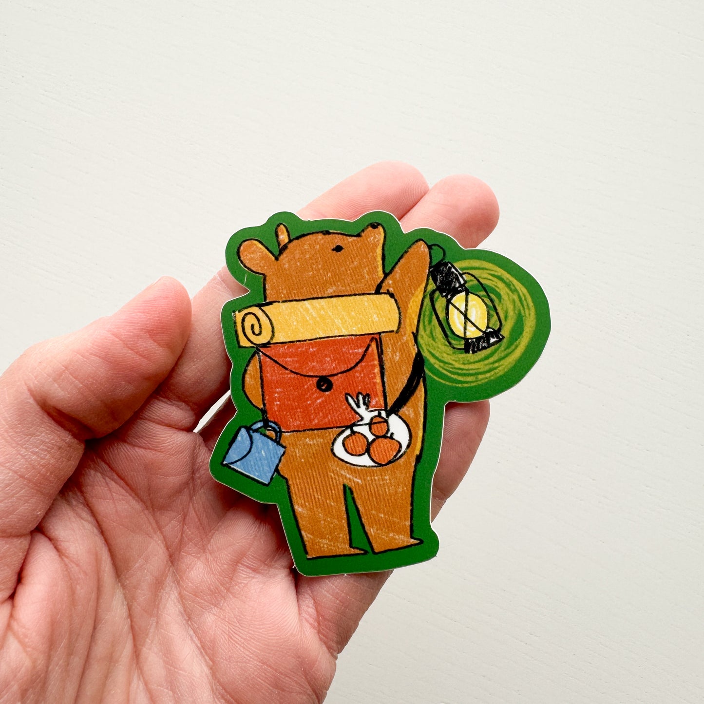 Lantern Bear Sticker