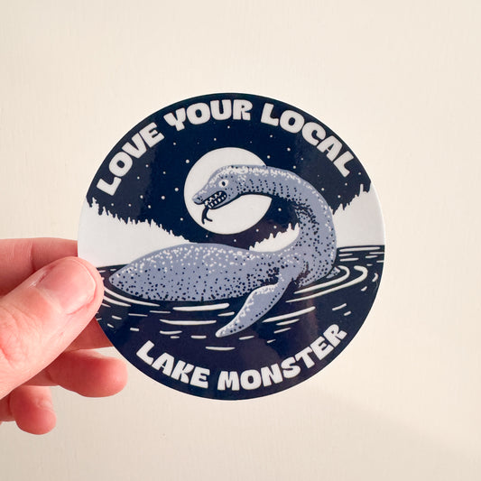 Love your local Lake Monster Sticker