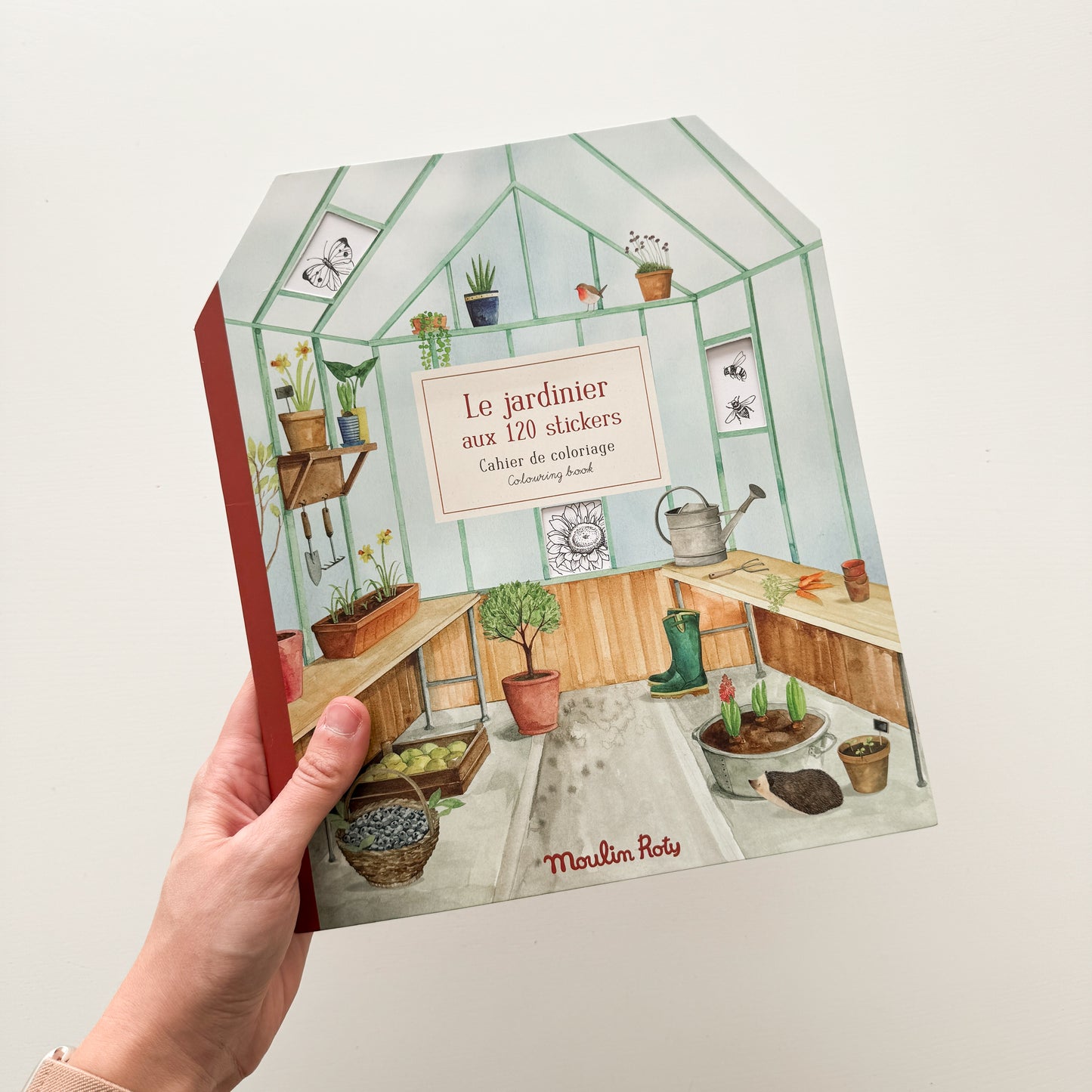 Le Jardinier Sticker and Colouring Book