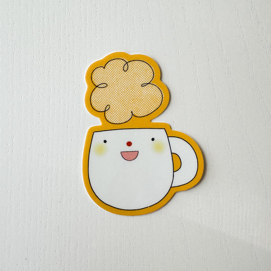 Steamy Mug Sticker