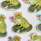 Glitter Frog Prince Sticker