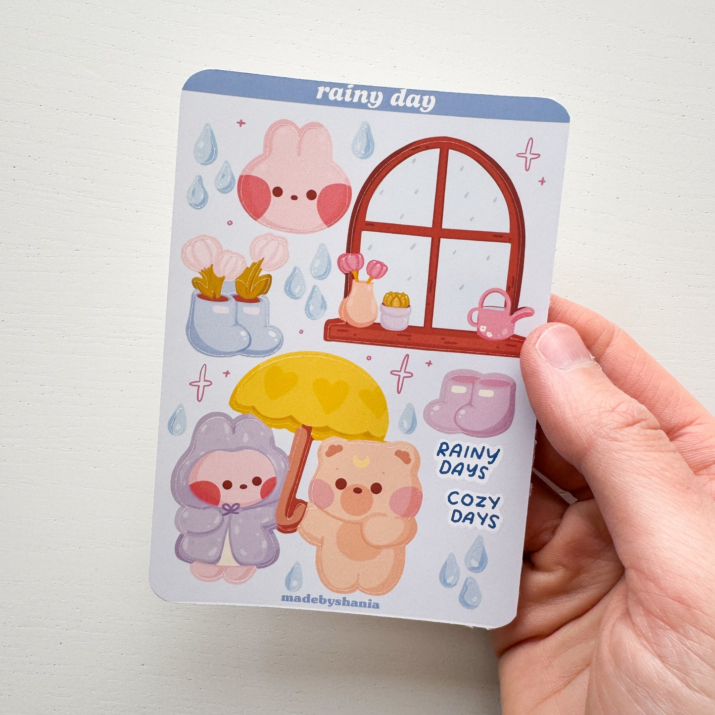 Rainy Day Sticker Sheet