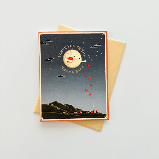 Love You to the Moon & Back Greeting Card
