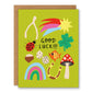 Good Luck Symbols Greeting Card
