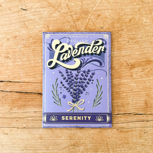 Floriography Seed Packet - Lavender
