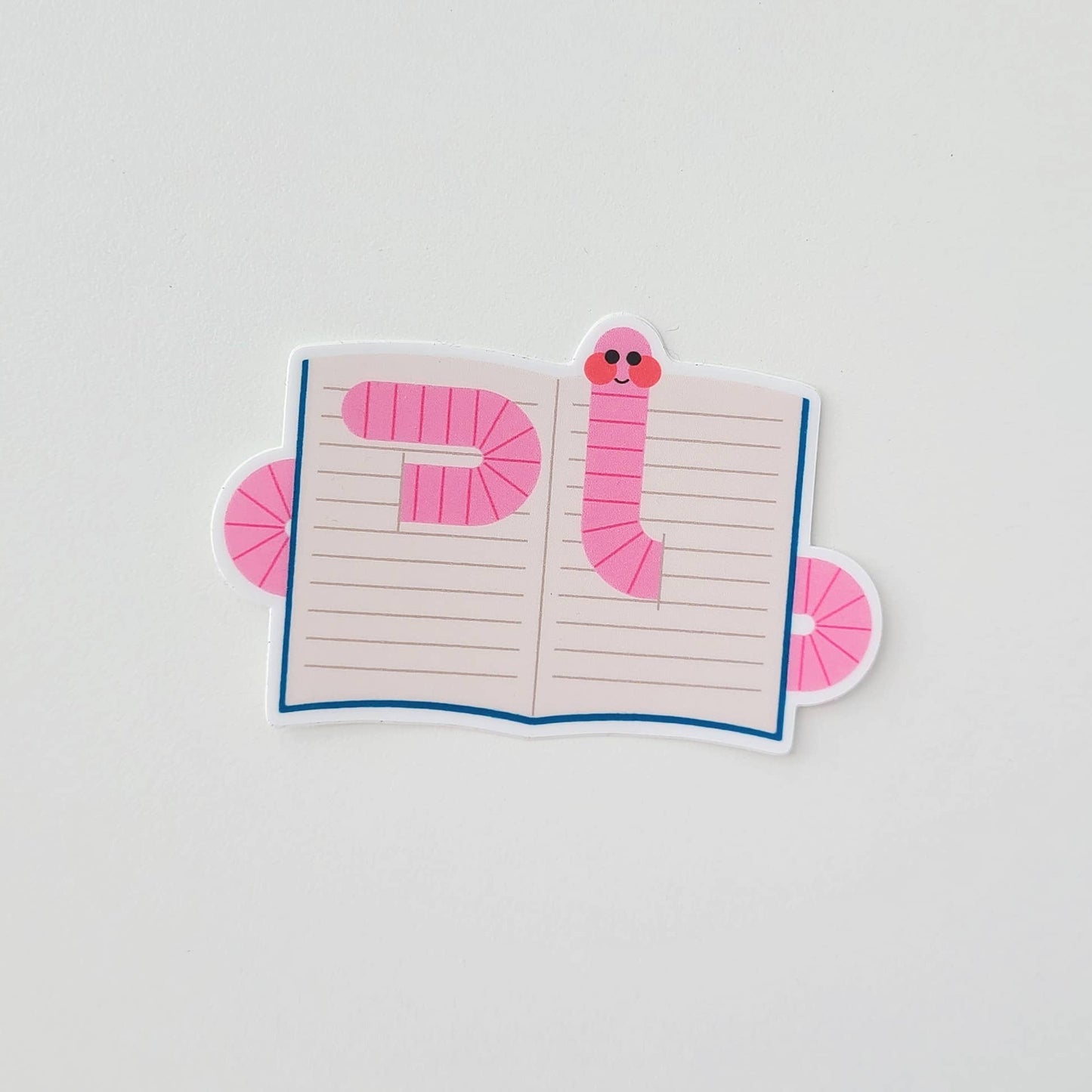 Bookworm Sticker