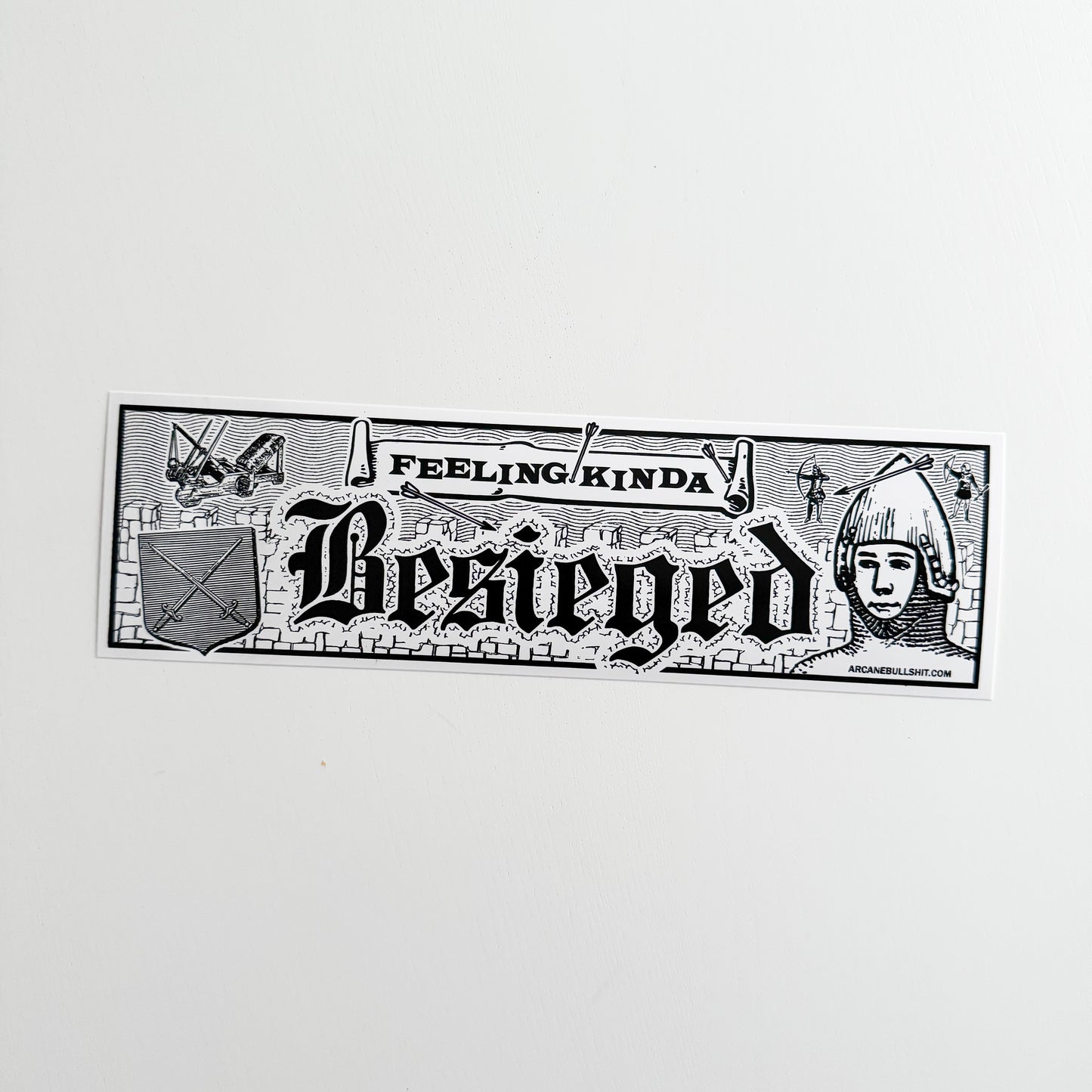 Besieged Bumper Sticker