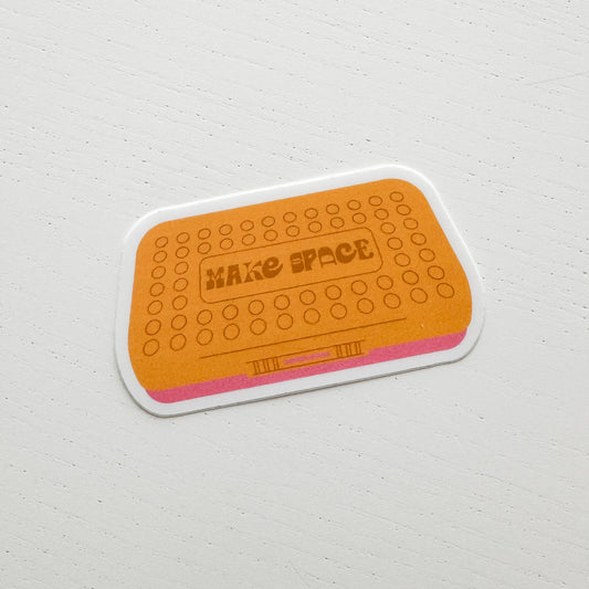 Make Space Sticker