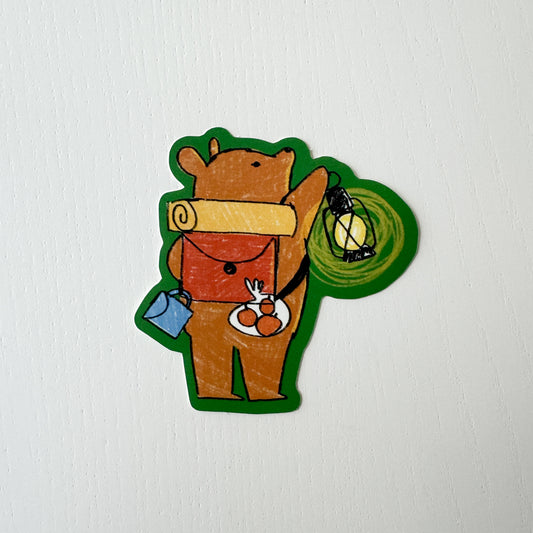 Lantern Bear Sticker