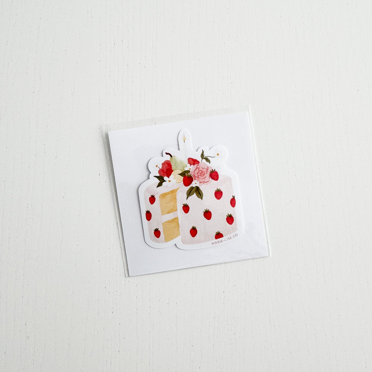 Strawberry Cake Sticker