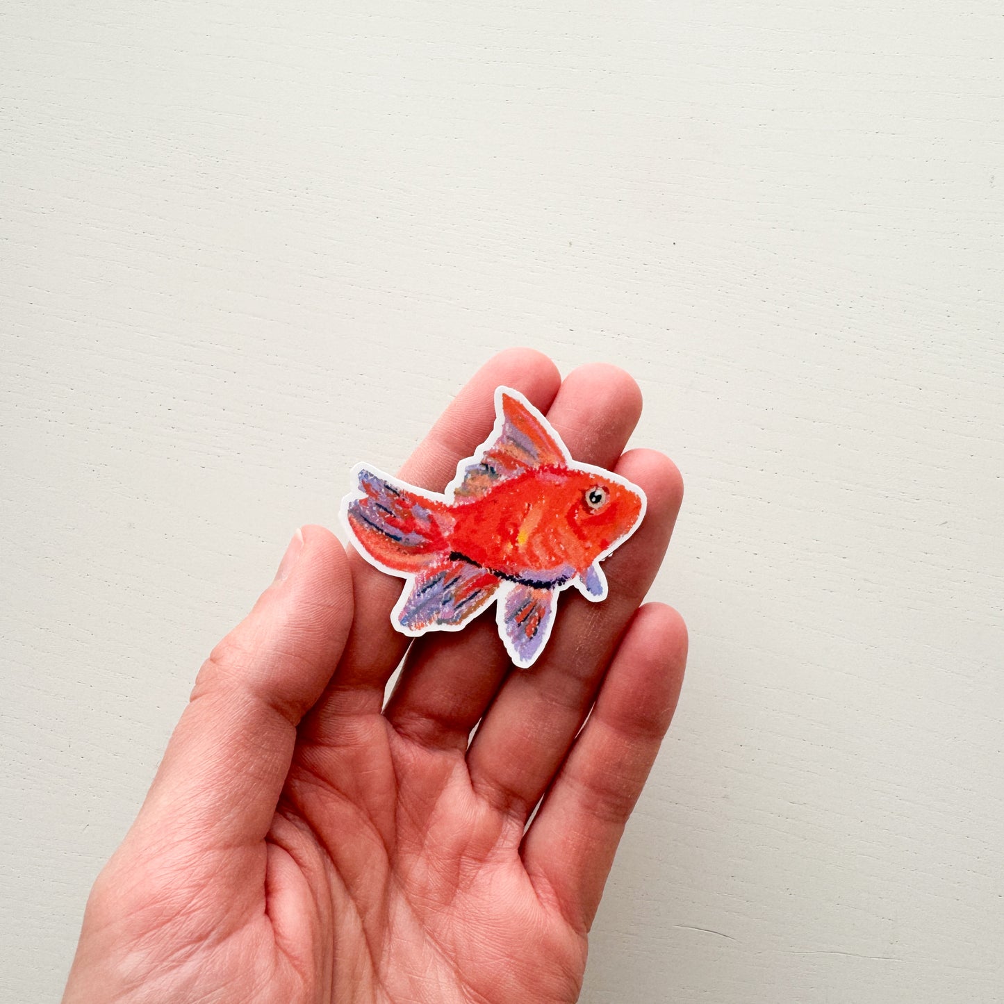 Little Goldfish Vinyl Sticker