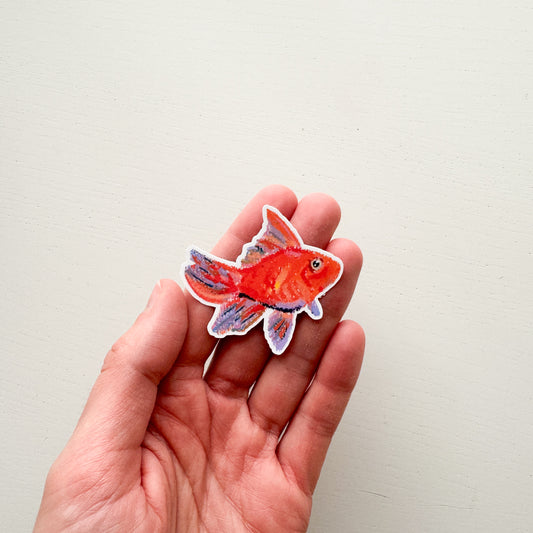 Little Goldfish Vinyl Sticker