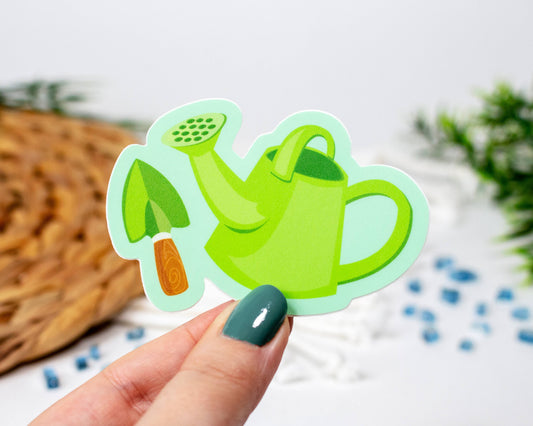 Watering Can & Garden Tools Sticker