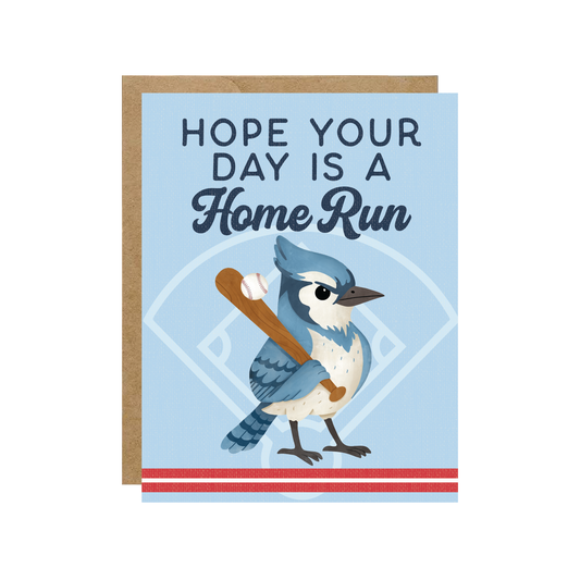 Blue Jay Home Run Baseball Card