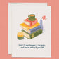 Bookish Birthday Greeting Card