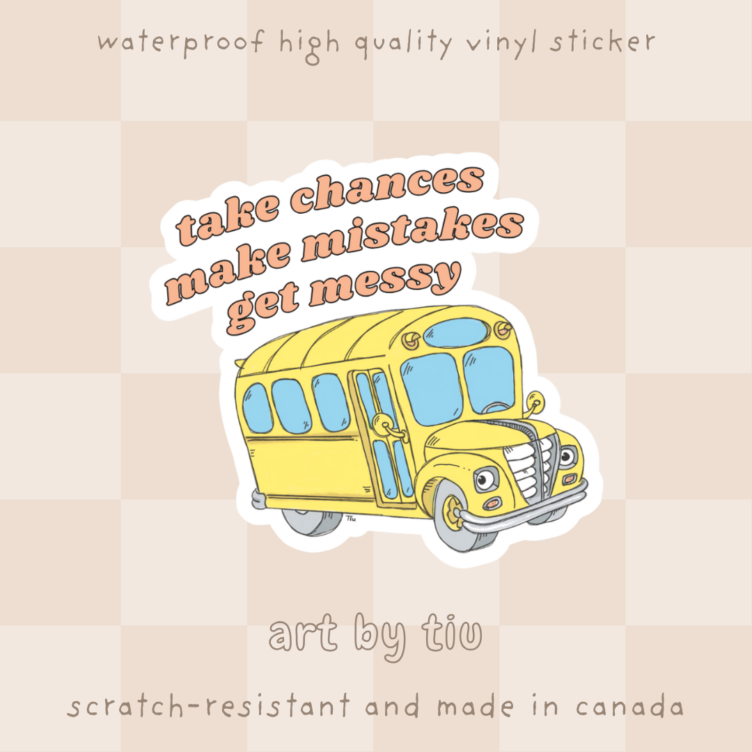 School Bus Sticker