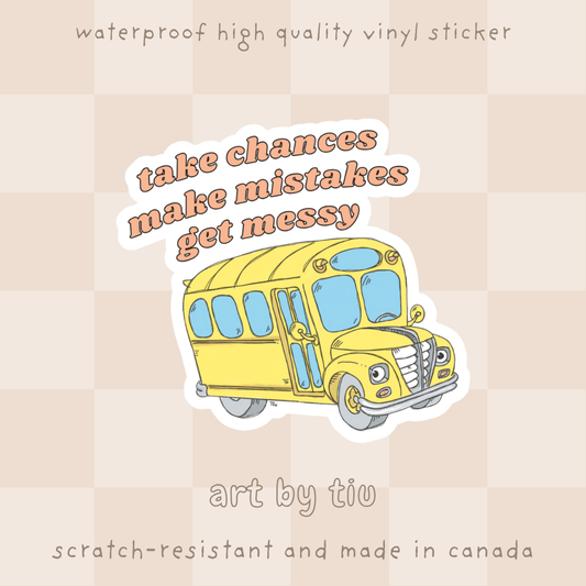 School Bus Sticker