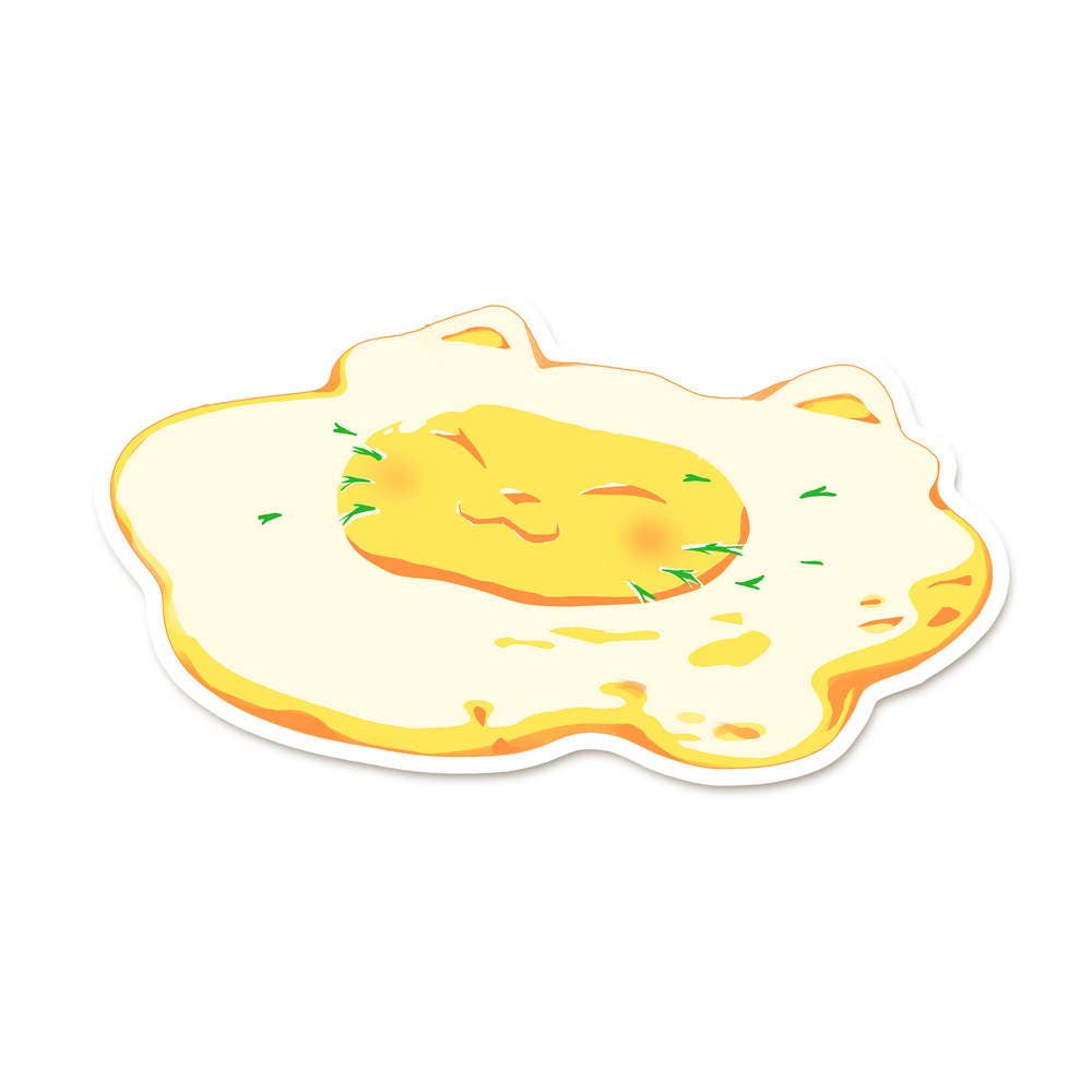 Sunny Side Egg Cat Sticker