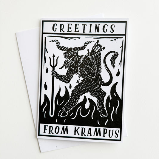 Greetings from Krampus Card