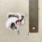 Screaming Badger Sticker