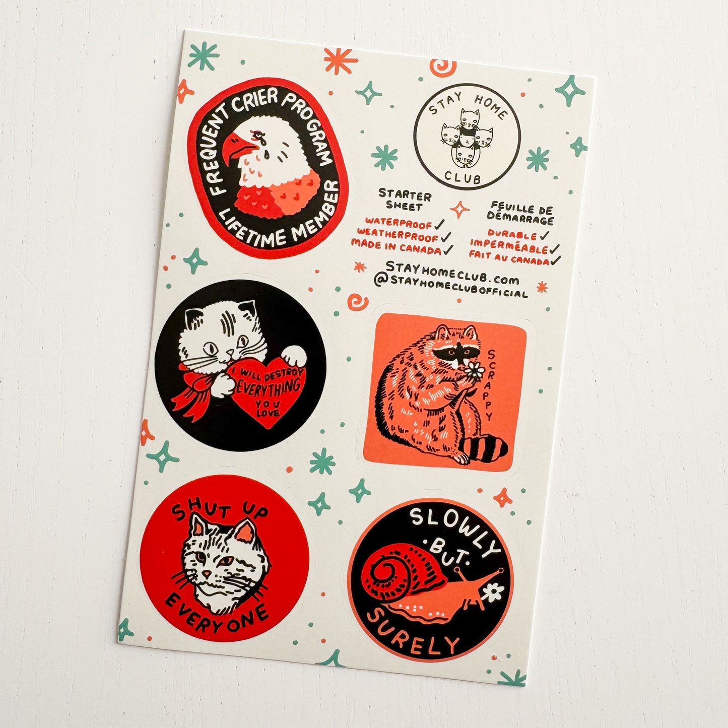 SHC Starter Pack Sticker Sheet