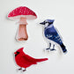 Cheeky & Unruly Blue Jay Sticker