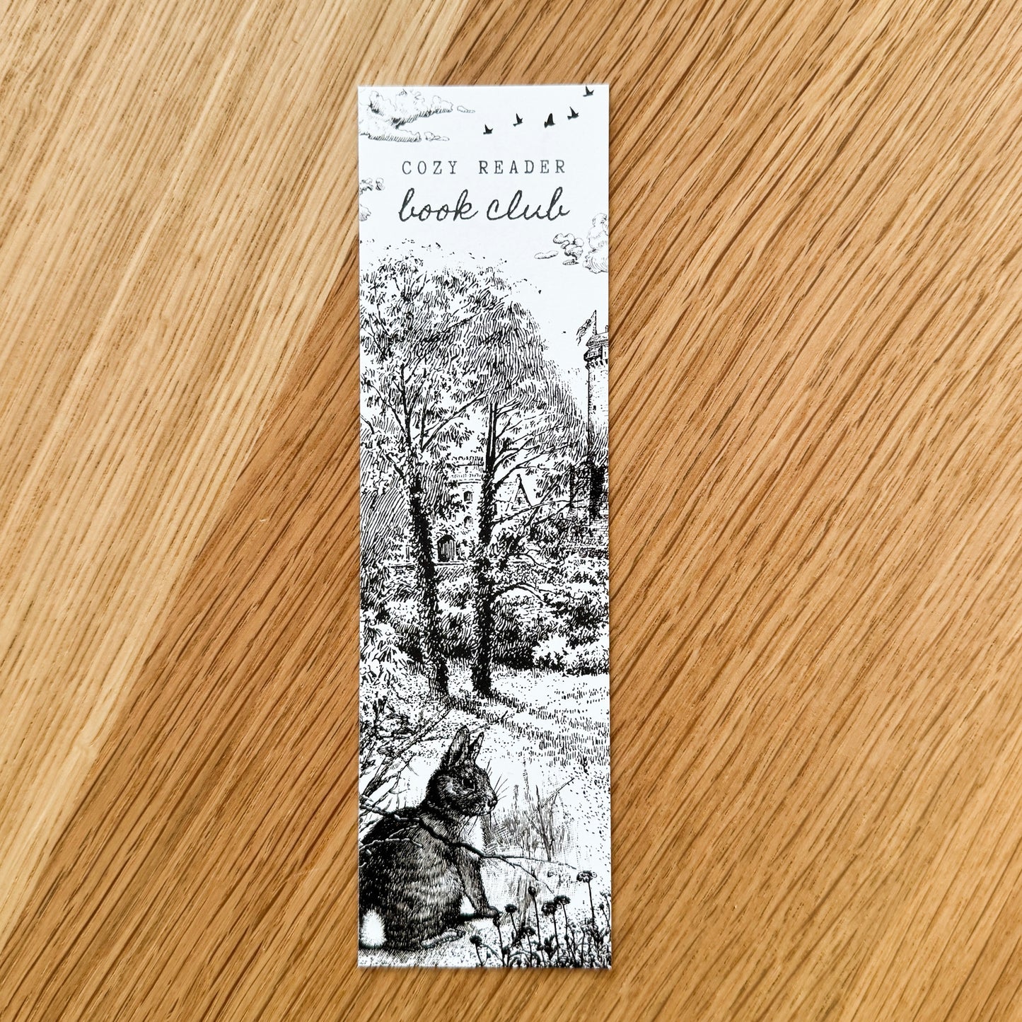 Cozy Reader Book Club Bookmark