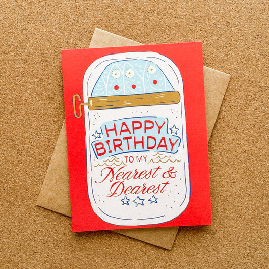 Sardine Birthday Card
